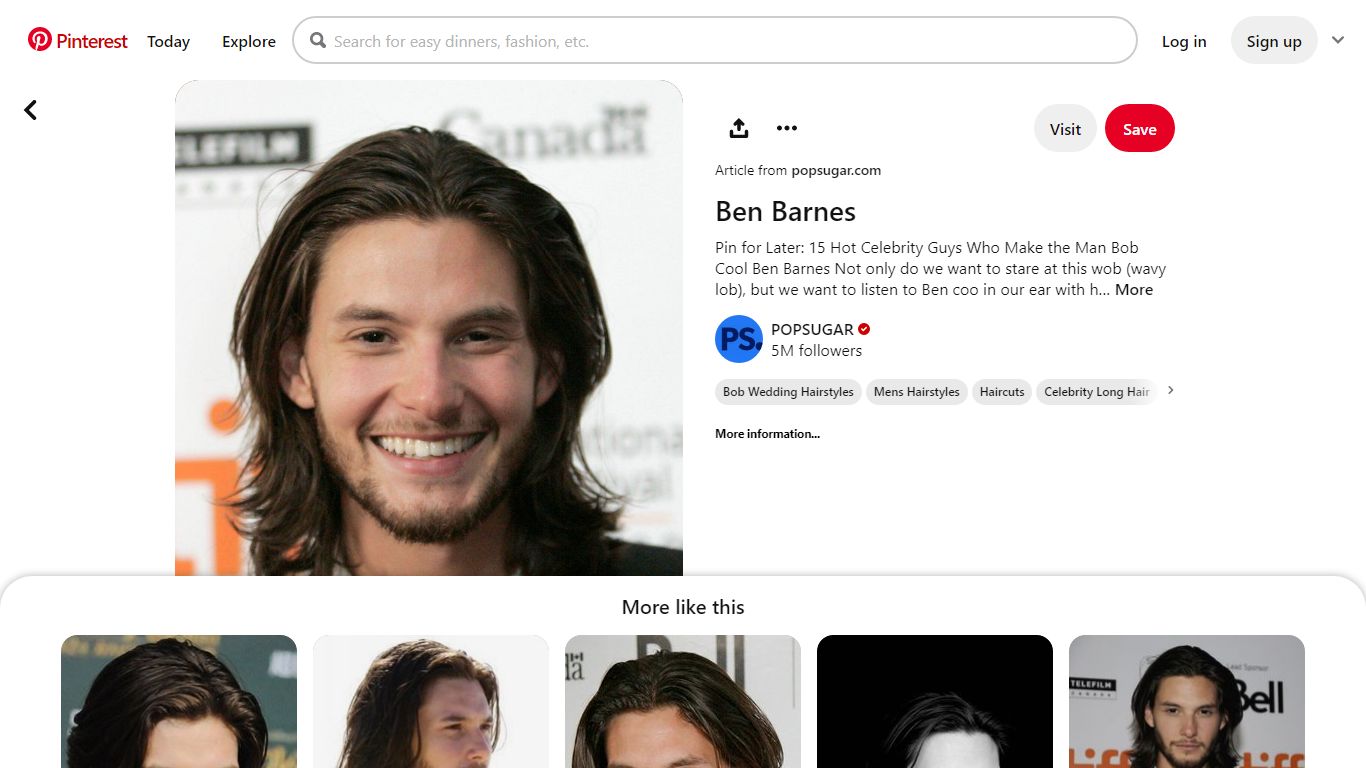 Ben Barnes | Ben barnes, Long hair styles, Celebrities male - Pinterest